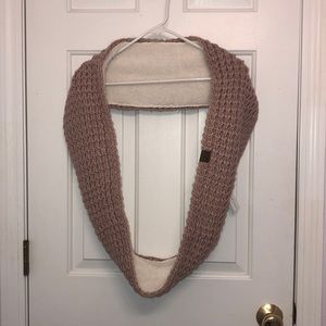 Rose Knit Infinity Scarf